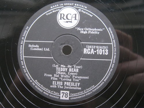 Elvis presley rpm - presley, teddy