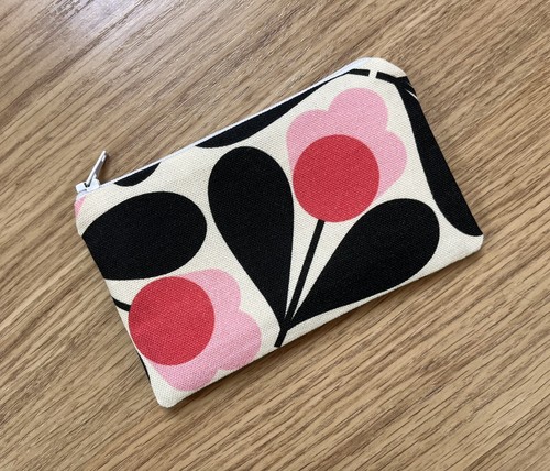 Handmade zipped coin purse - coin,