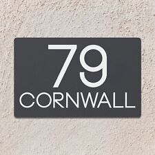 Custom Floating House Sign Personalised Door Plaque with Street Name Sign Plate