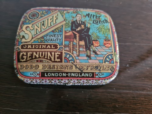 Vintage after lunch - snuff, tin