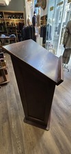 Wooden lecturn with storage