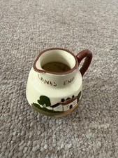 Torquay Watcombe Pottery Small Pitcher Hand Made In England Speak Well House
