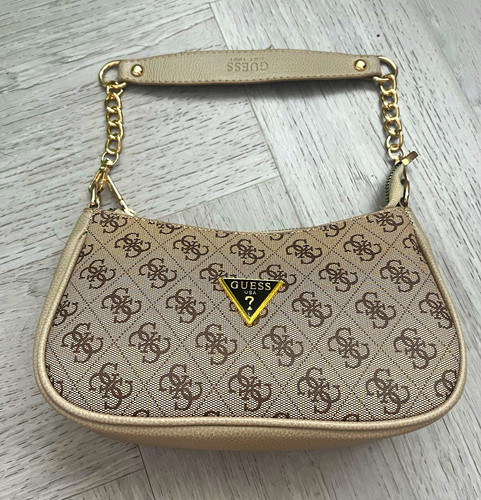 Beige monogram small - monogram, crescent