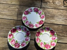 3 X ROYAL ALBERT OLD ENGLISH