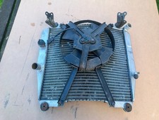 KAWASAKI ZX7R RADIATOR AND FAN 1996-2003 P1-P7 WITH TOP BRACKETS