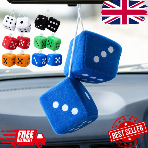 2pcs soft fuzzy - car, rear