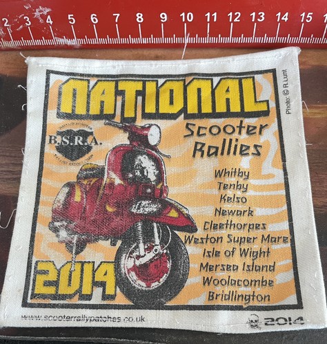 Mod scooter cloth patch - patch,