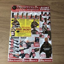 GUNS88 MAGAZINE ADVERT 12X9 DEERHUNTER MONTANA & RAM JACKETS