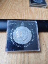 1977 Queens Silver Jubilee Crown Coin Excellent Condition