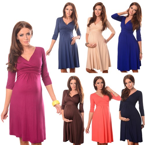 Purpless maternity dress vneck - purpless,