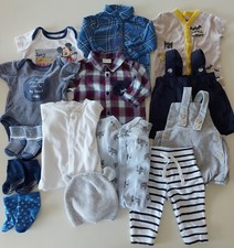 Baby Boy Bundle, 0-3, 3-6 Months, 14 Items