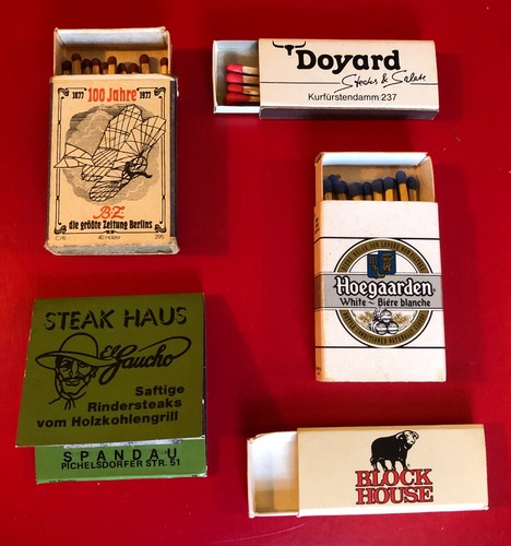 Five vintage unused - five,