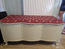 Vintage Ottoman Storage Blanket Box