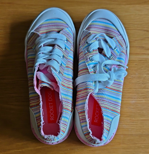 Rocket dog striped canvas - rocket, low