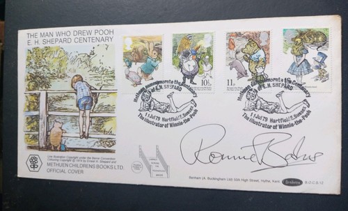 Ronnie barker signed first day - ronnie,