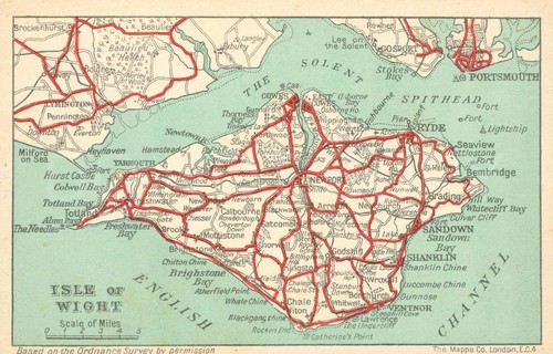 Map dean 1910s vintage - map,