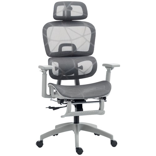 Homcom ergonomic swivel office - ergonomic,