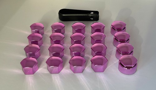 17mm chrome pink alloy wheel - 17mm,