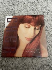 Cher - Save Up all Your Tears 7” Black Vinyl Single Poster Bag Sl1991 Geffe