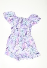 Lipsy Women's Multicoloured Butterfly Playsuit, Size 8