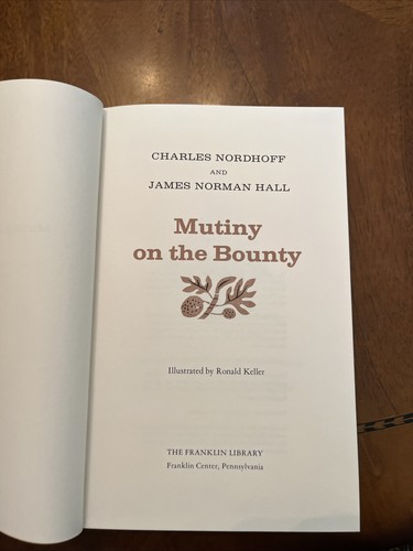 Mutiny the bounty nordhoff - mutiny, on