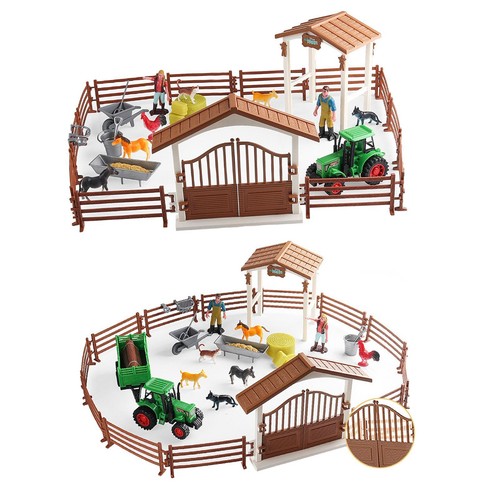 Barn farm animal toy - barn, for