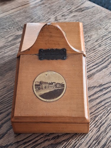 Antique mauchline ware wooden - antique,