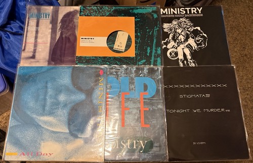 Ministry single vinyl lot - 12",
