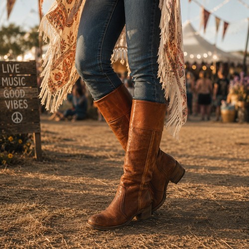 Frye campus tall leather - campus, boots