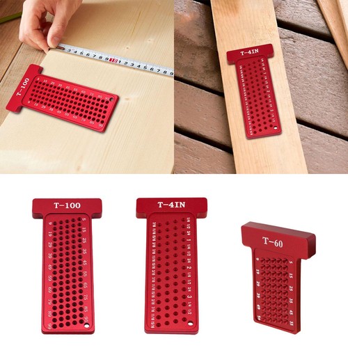 Scriber square ruler - t,