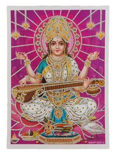 Saraswati hindu god picture - saraswati,