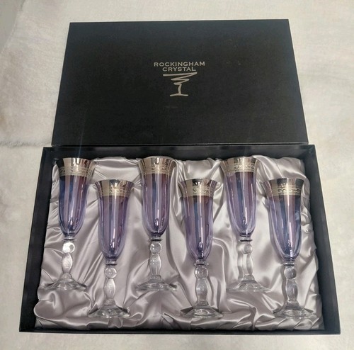 Rockingham crystal glasses - rockingham,