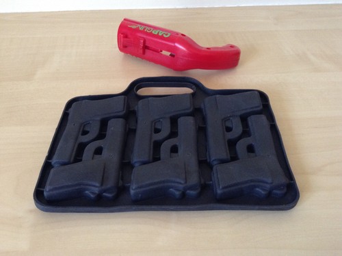 Handgun silicon ice cubes - cubes, /