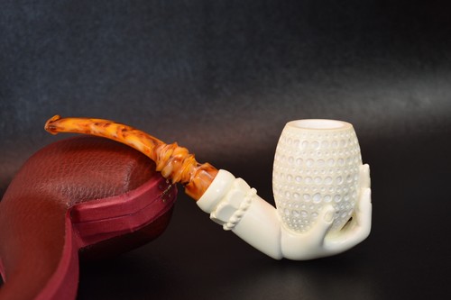 Lady hand holds egg - egg, block