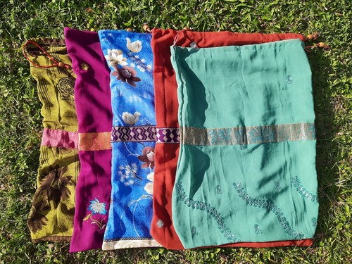 Upcycled sari travel - , bag