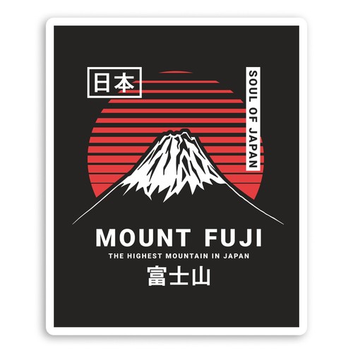 10cm mount fuji vinyl - x,