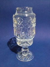 Royal Doulton Crystal Hurricane Candle Lamp Hand Cut