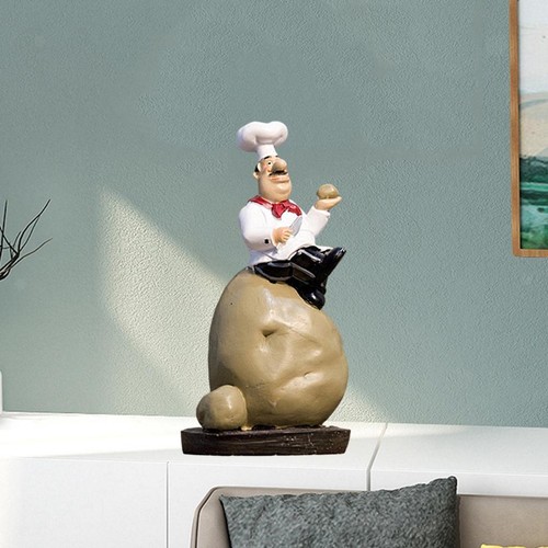 Delicate chef figurine - chef,
