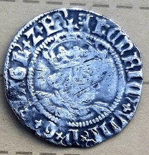 Silver Hammered Halfgroat of Henry VIII 2nd Coinage (1531-1544) mm Key S2341