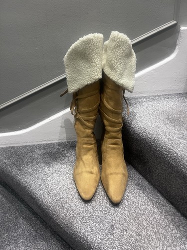 Tan and cream - cream, ladies