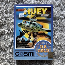 Super Huey UH-IX Helicopter Simulator Commodore 64 C64 Game Boxed Cassette