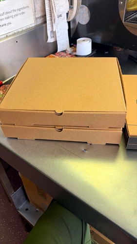 Pizza box cardboard - ,