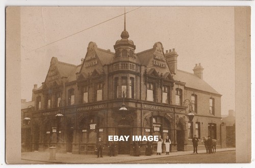 Real photo postcard swan pool - real,