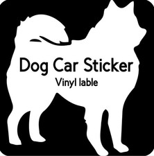 Samoyed Dog Silhouette - Vinyl