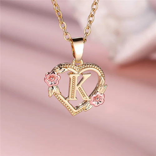 Ladies heart initial letter - heart,