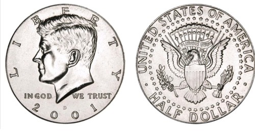 Usa 2001 kennedy half - 2001,