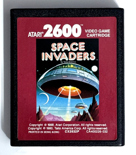 Space invaders red label - space,