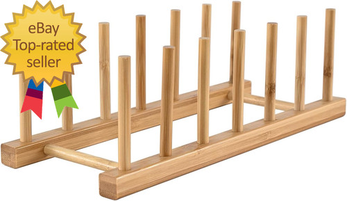 Bamboo wooden dish - bamboo, rack