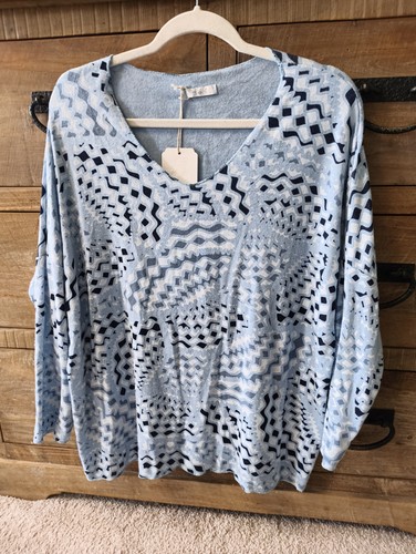 Antonia top blue madi - blue, in