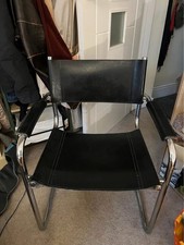 Vintage Bauhaus Black Leather